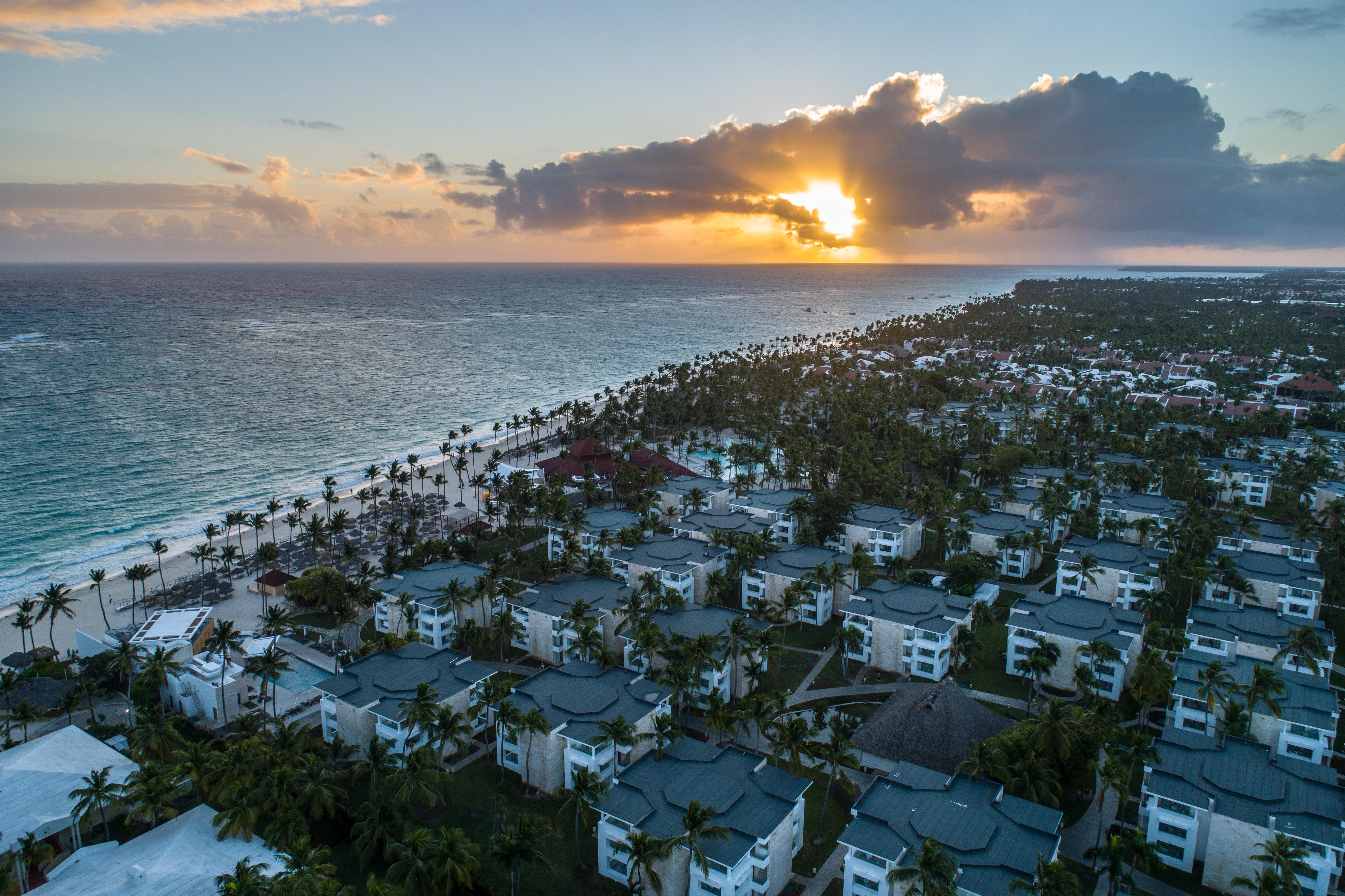 Grand Bavaro Princess (Adults Only) Exterior photo Aerial view of the town