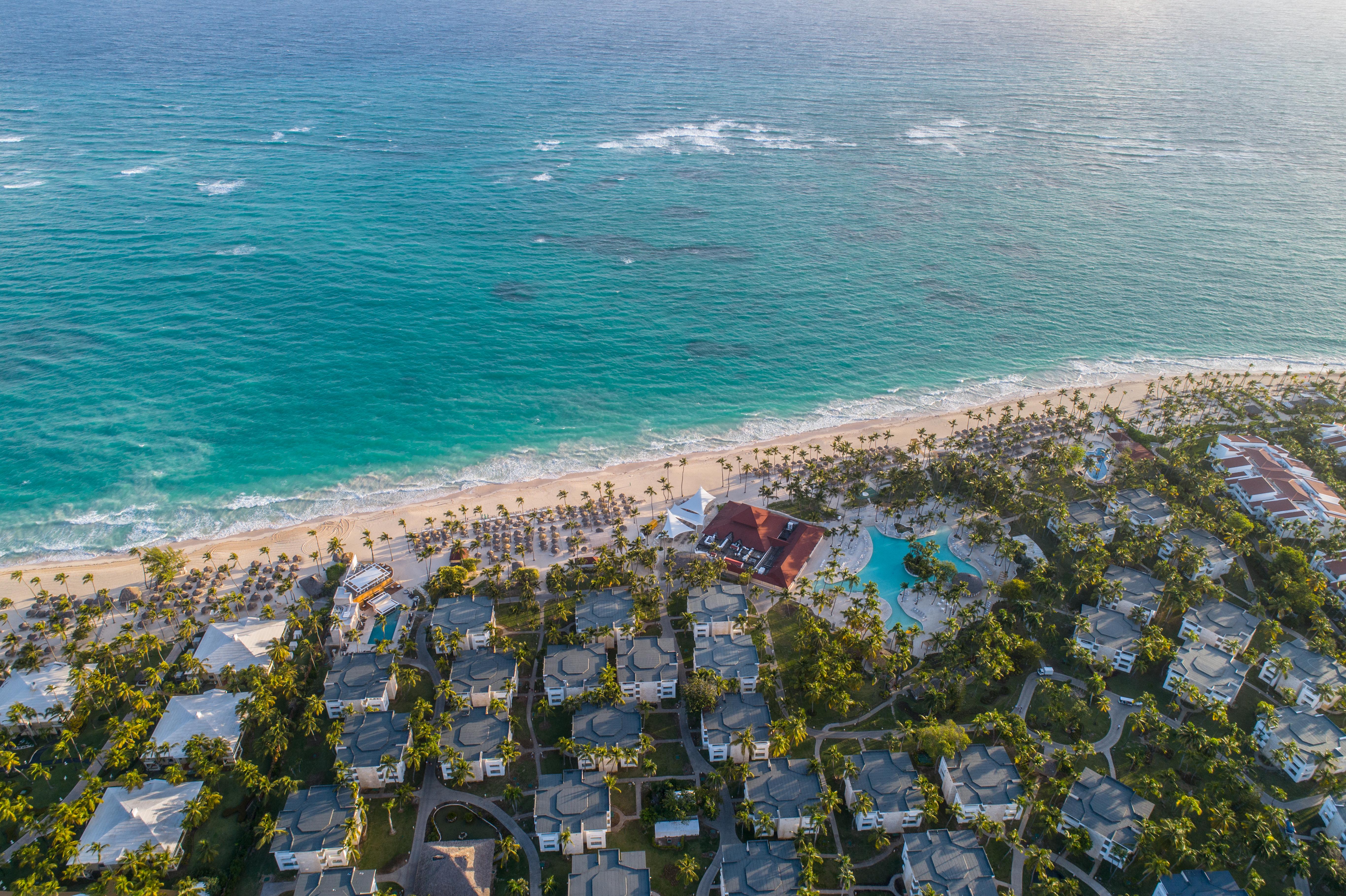 Grand Bavaro Princess (Adults Only) Exterior photo Aerial view of the resort